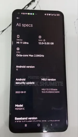 Xiaomi Mi 11 Ultra 512 GB Black
