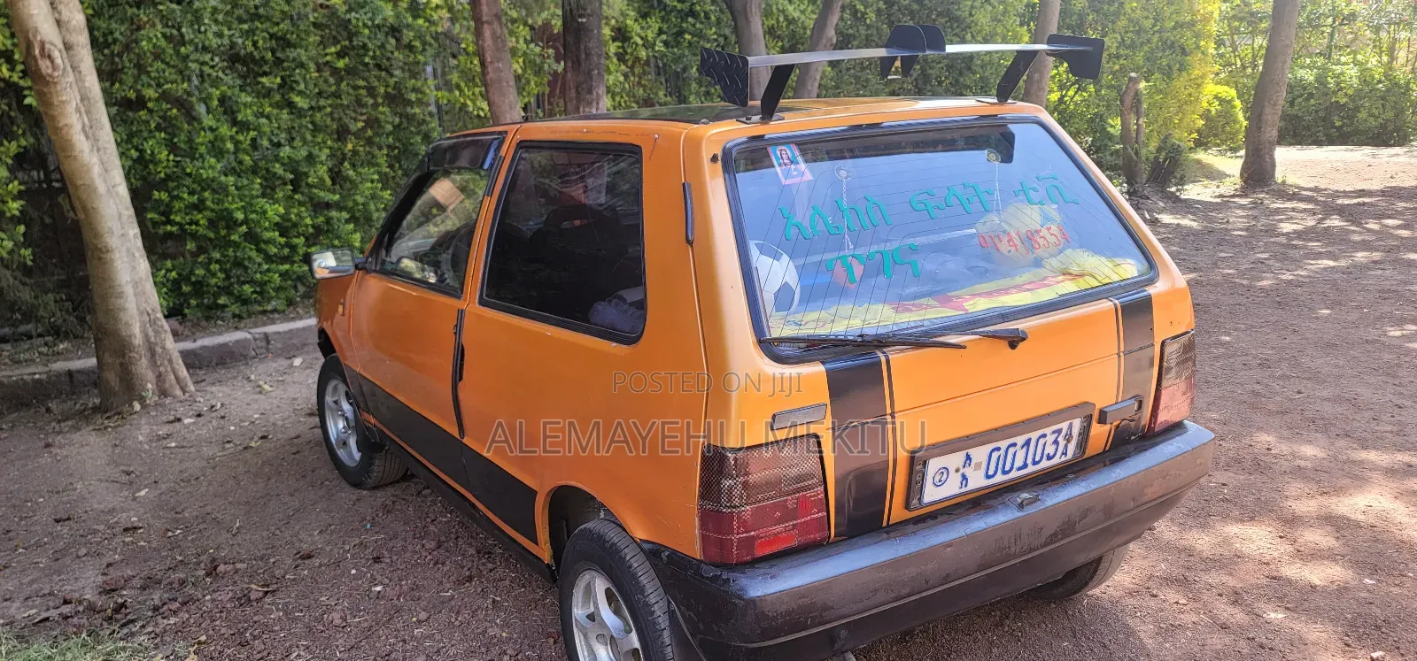 Fiat Uno 1983 Orange