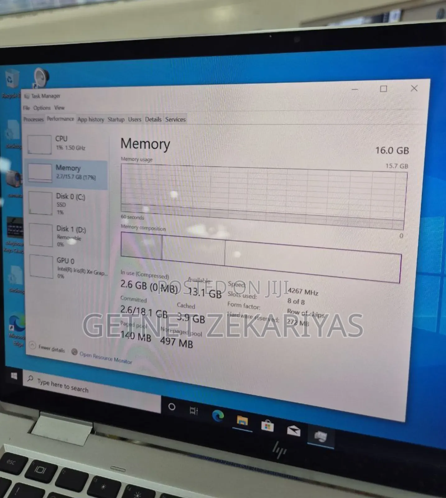 New Laptop HP EliteBook X360 1030 G8 16GB Intel Core I5 SSD 512GB