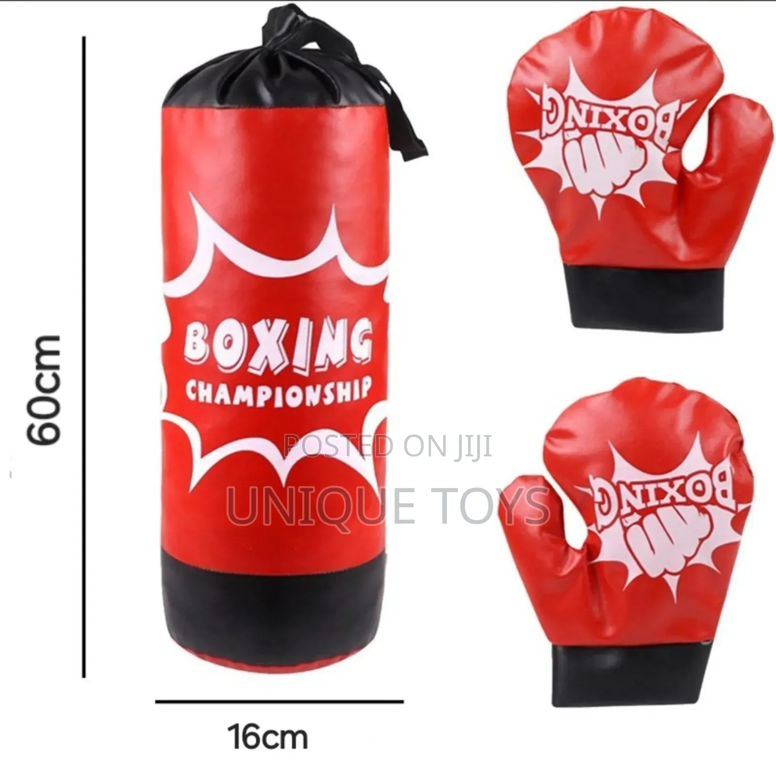 Kids’ Boxing Kit – 60cm Hanging Punching Bag Set