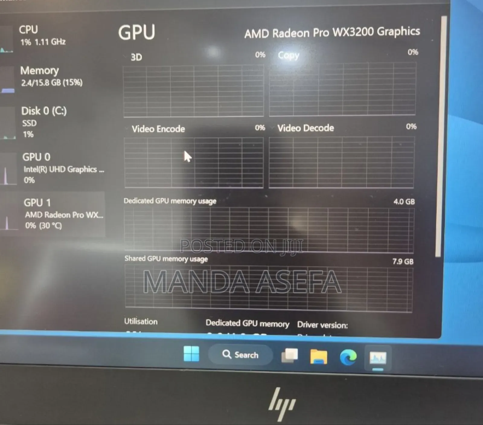 New Laptop HP ZBook 15 16GB Intel Core I7 SSD 512GB