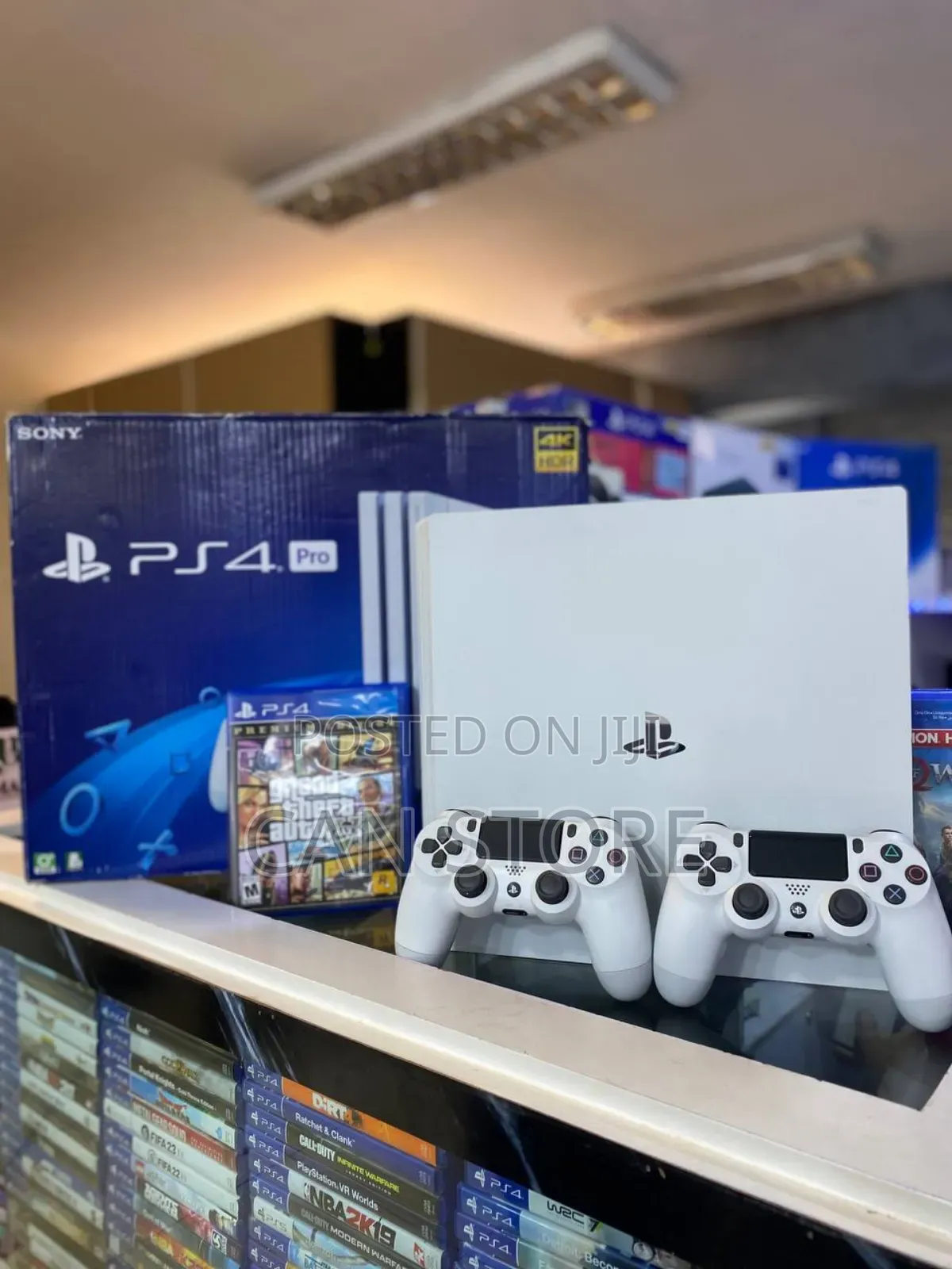 Ps4 Pro White Color Perfect Much With There Joystick