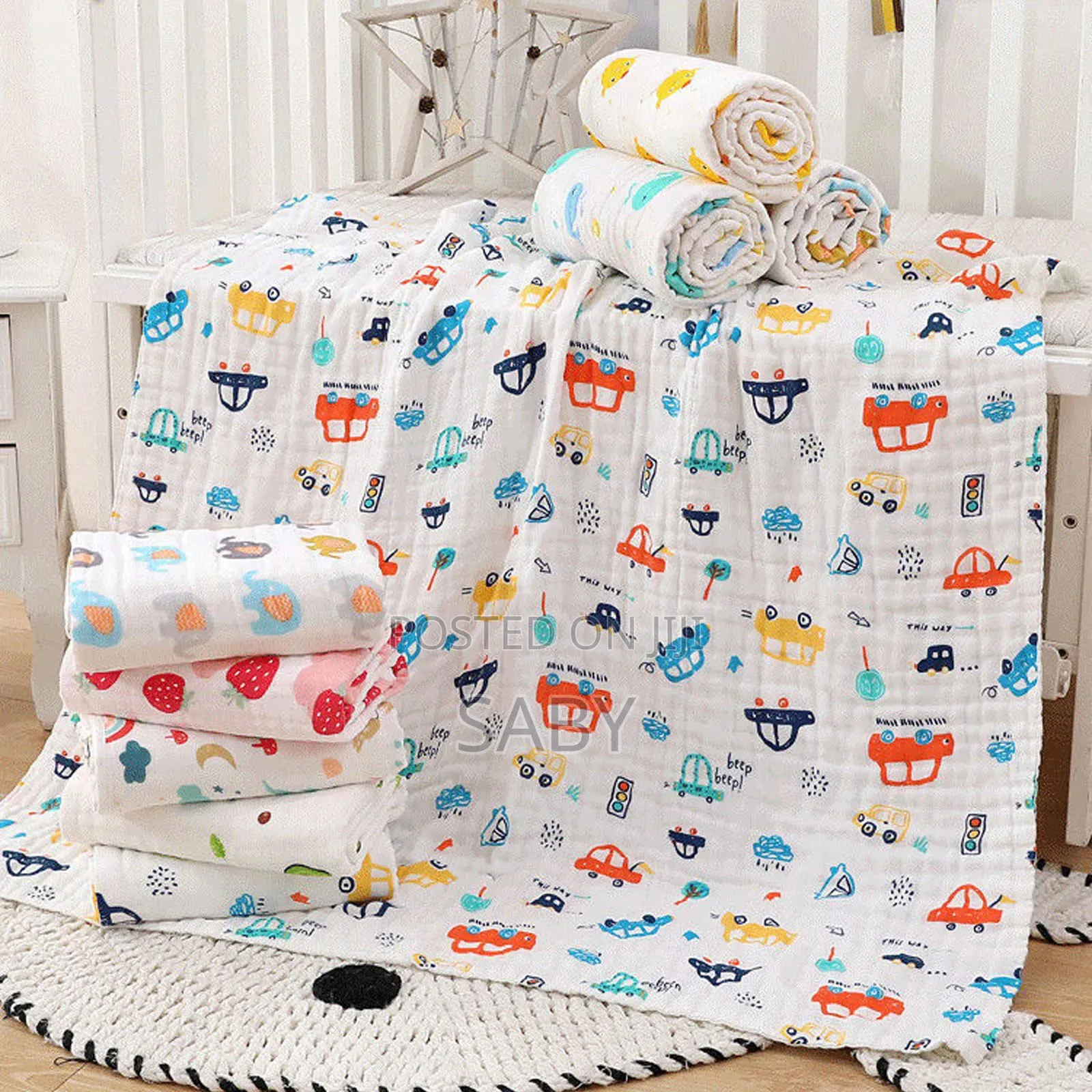 100% Cotton Six-Layer Gauze Baby Towel