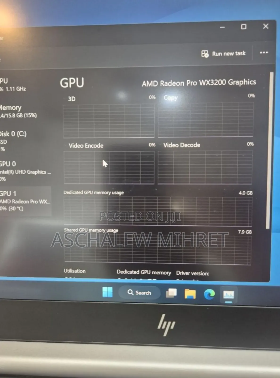 New Laptop HP ZBook 15 16GB Intel Core I7 SSD 512GB