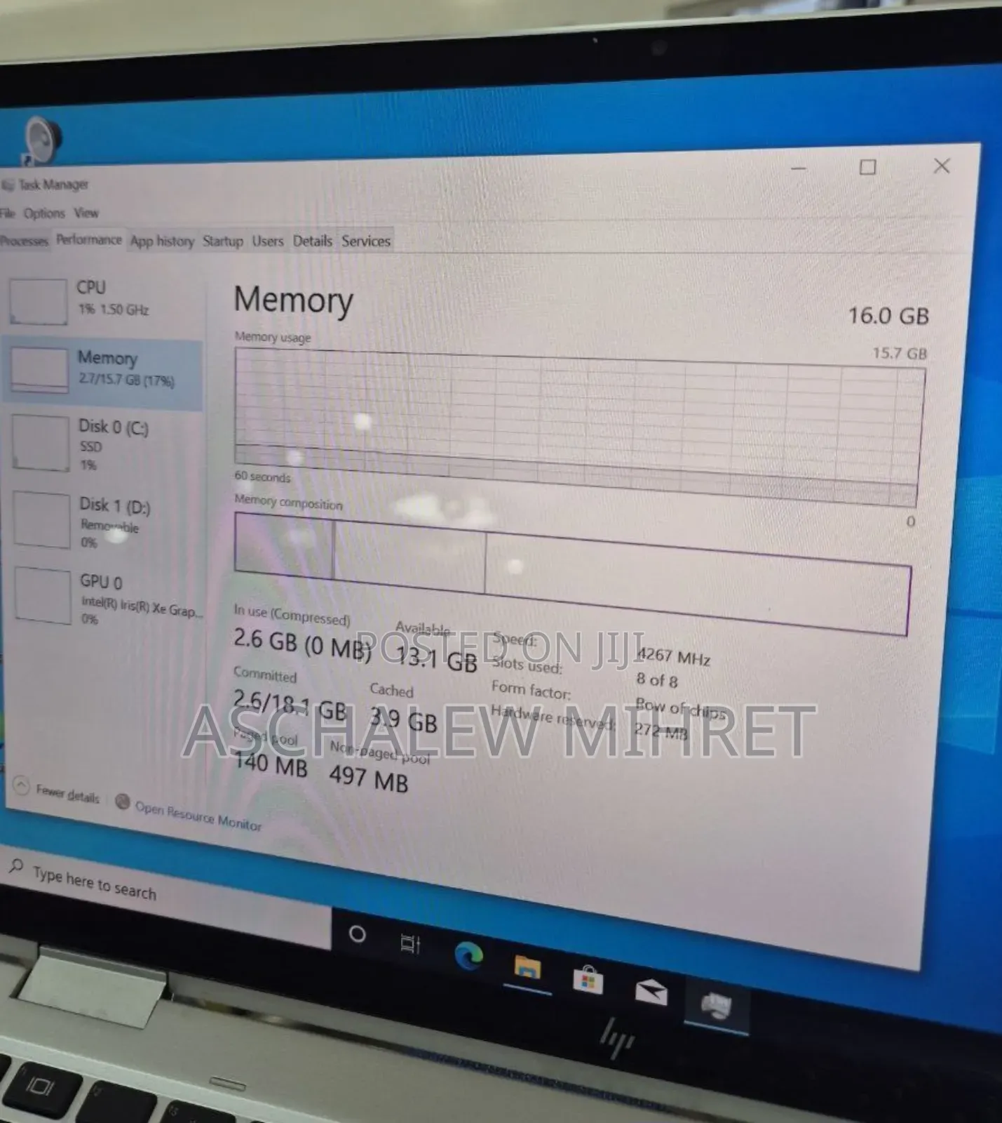 New Laptop HP EliteBook X360 1030 G8 16GB Intel Core I5 SSD 512GB