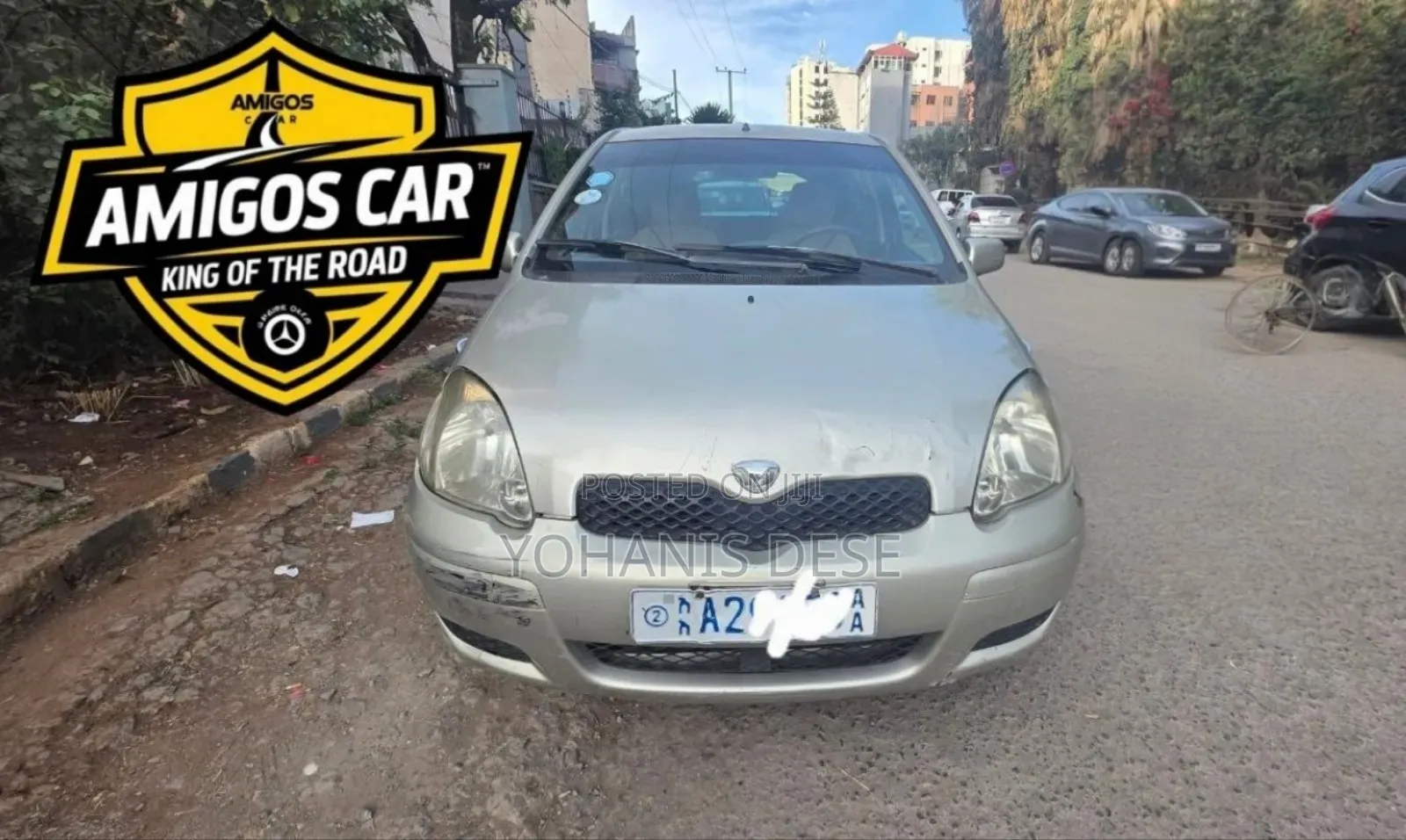 Toyota Vitz 2004 Gray