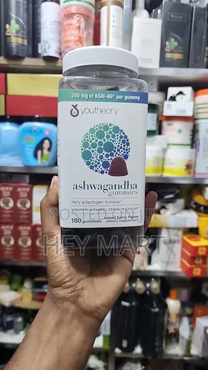 Photo - Youtheory Ashwagandha Gummies, Mixed Berry (180 Ct)