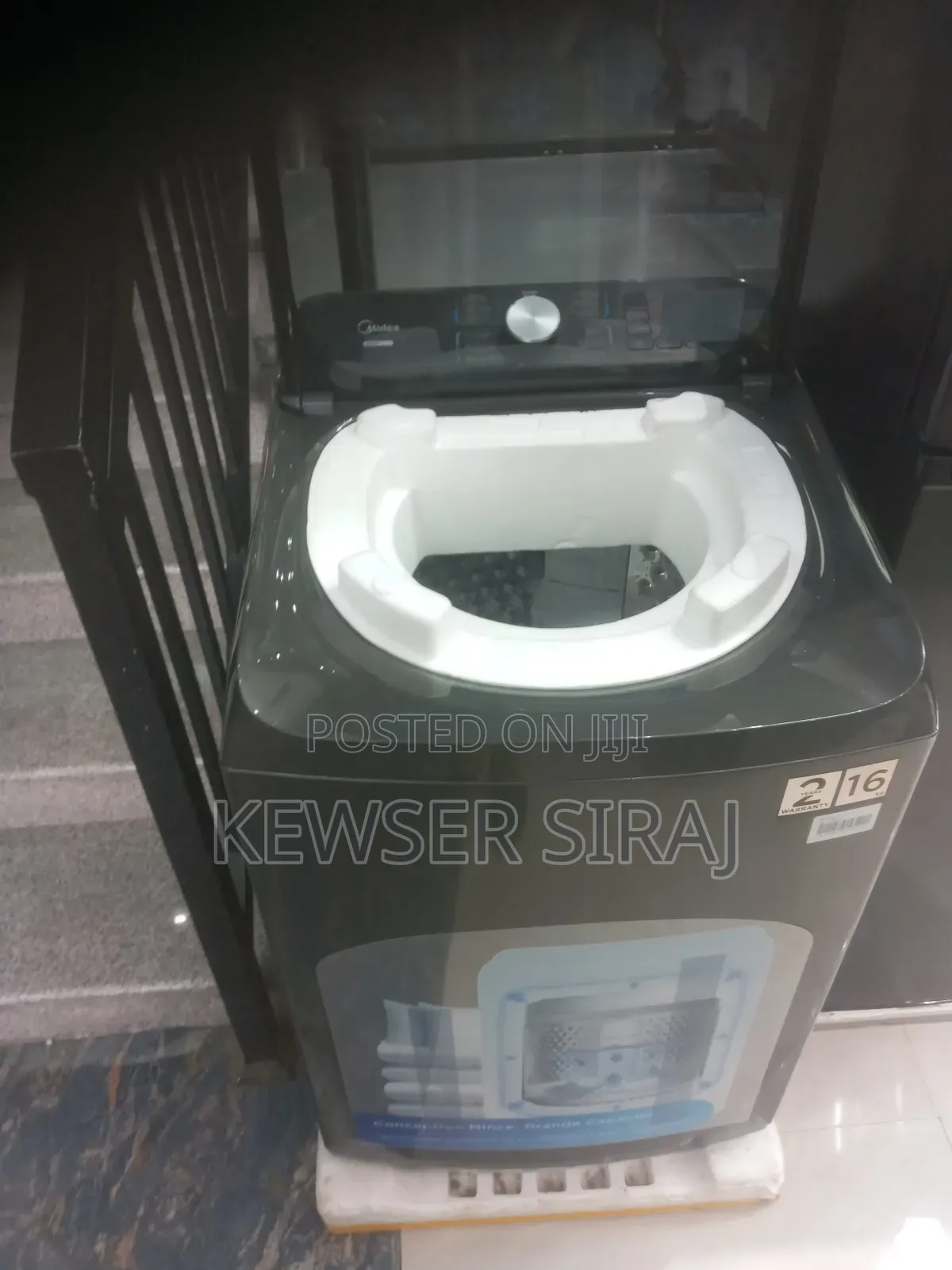 ሚዲያ 10 Kg Automatic Washing Machine Digital Feront Load Washer Dryer