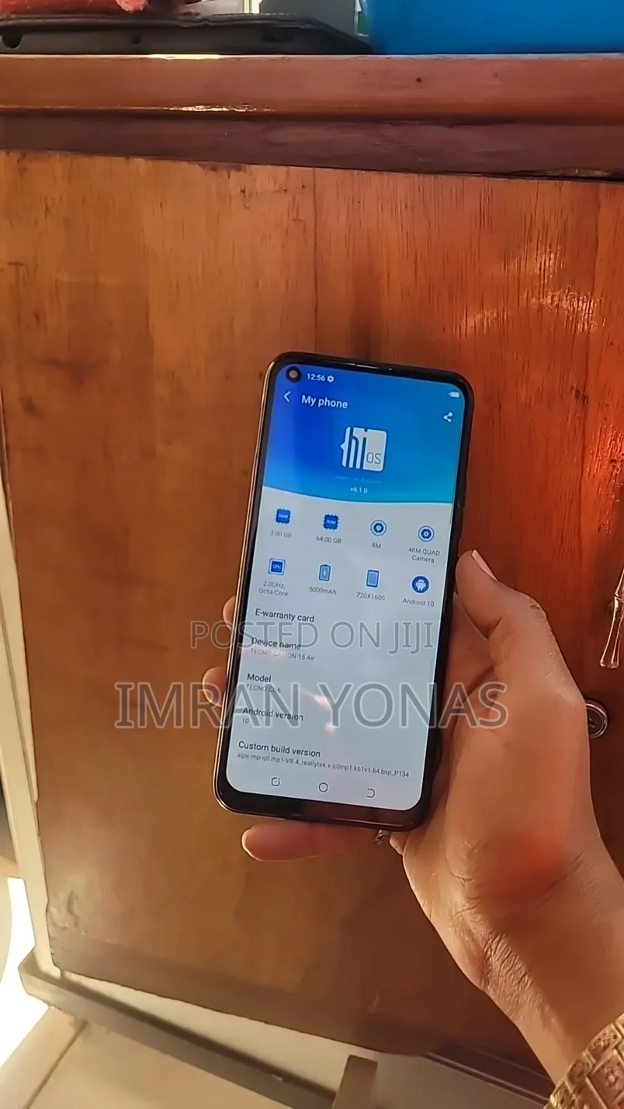 Tecno Camon 15 Air 64 GB Black