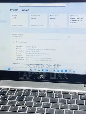 Laptop HP EliteBook 840 G3 8GB Intel Core I5 HDD+SSD 256GB