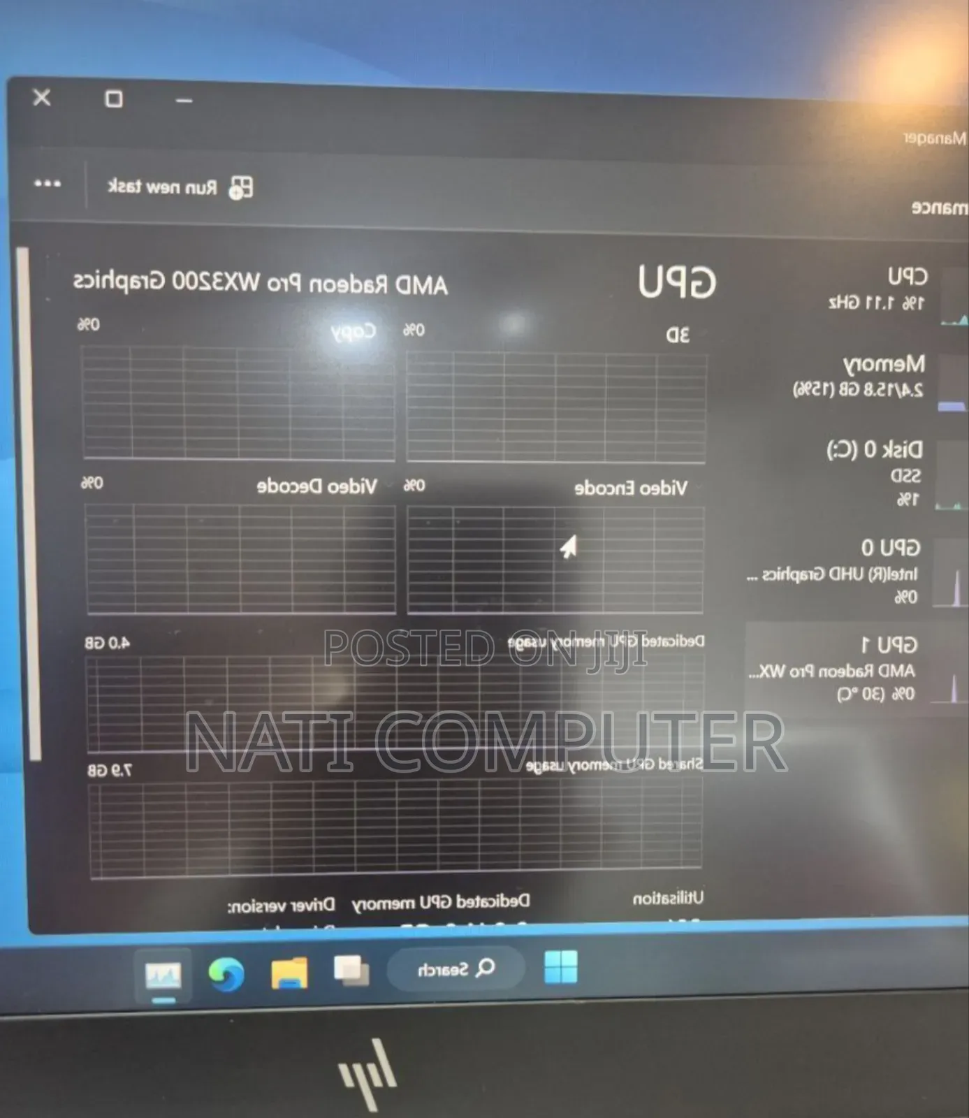 New Laptop HP 16GB Intel Core I7 SSD 512GB