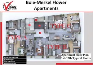 3bdrm Apartment in Visco Real Estate, Bole for sale