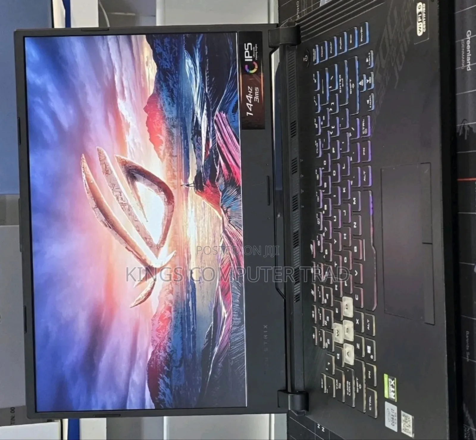 New Laptop Asus ROG Strix G15 16GB Intel Core I7 SSD 1T