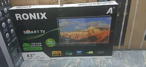  Ronix 43" Frameless Smart Tv – Slim Design Super Clear Picture 