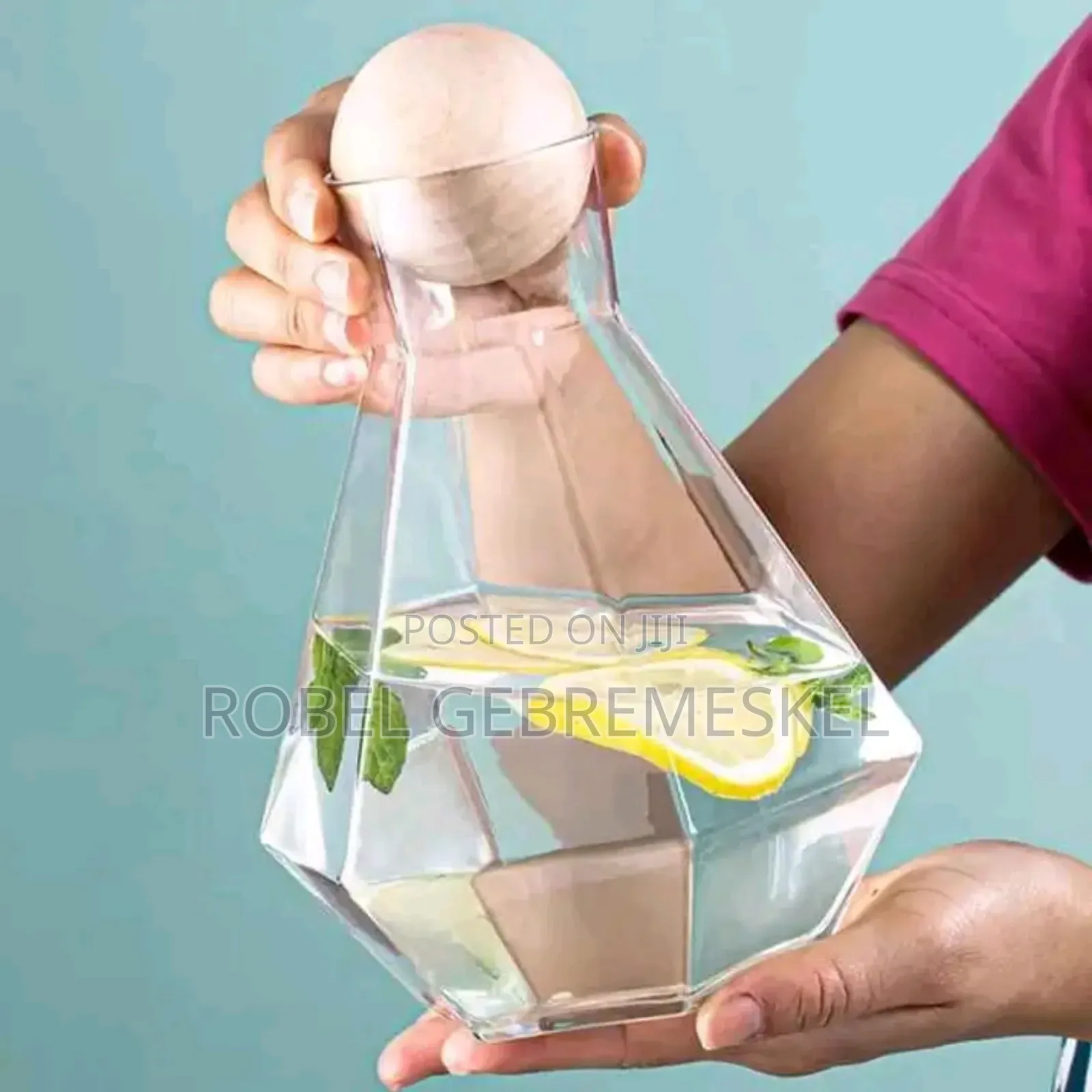 7pcs Glass Water Set ውብ የሆነ የውሃ እንዲሁም ፈሳሽ መጠጦች ማቅረቢያ