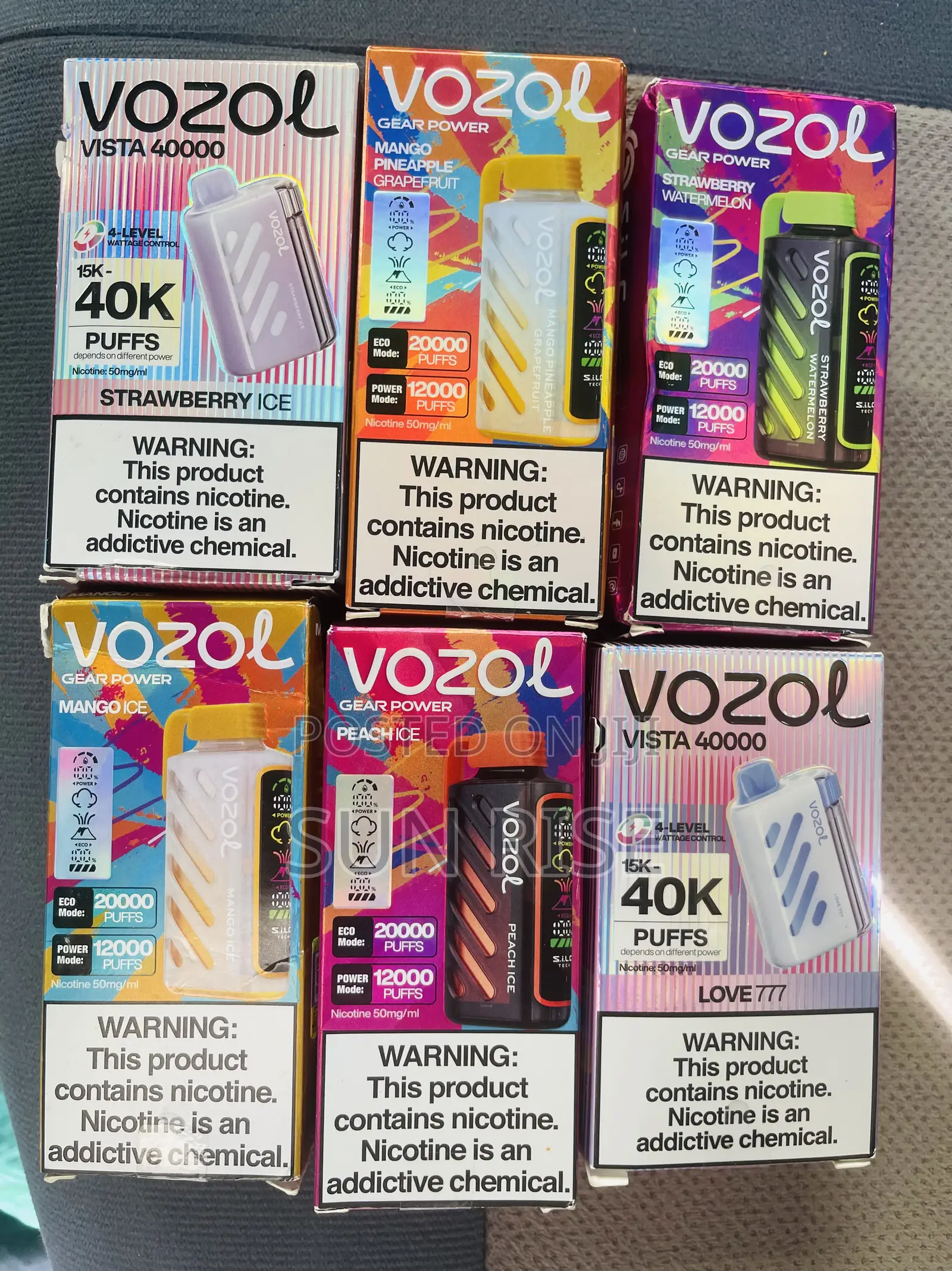 Vozol 20000 and 40000 Puff Many Flavors Available