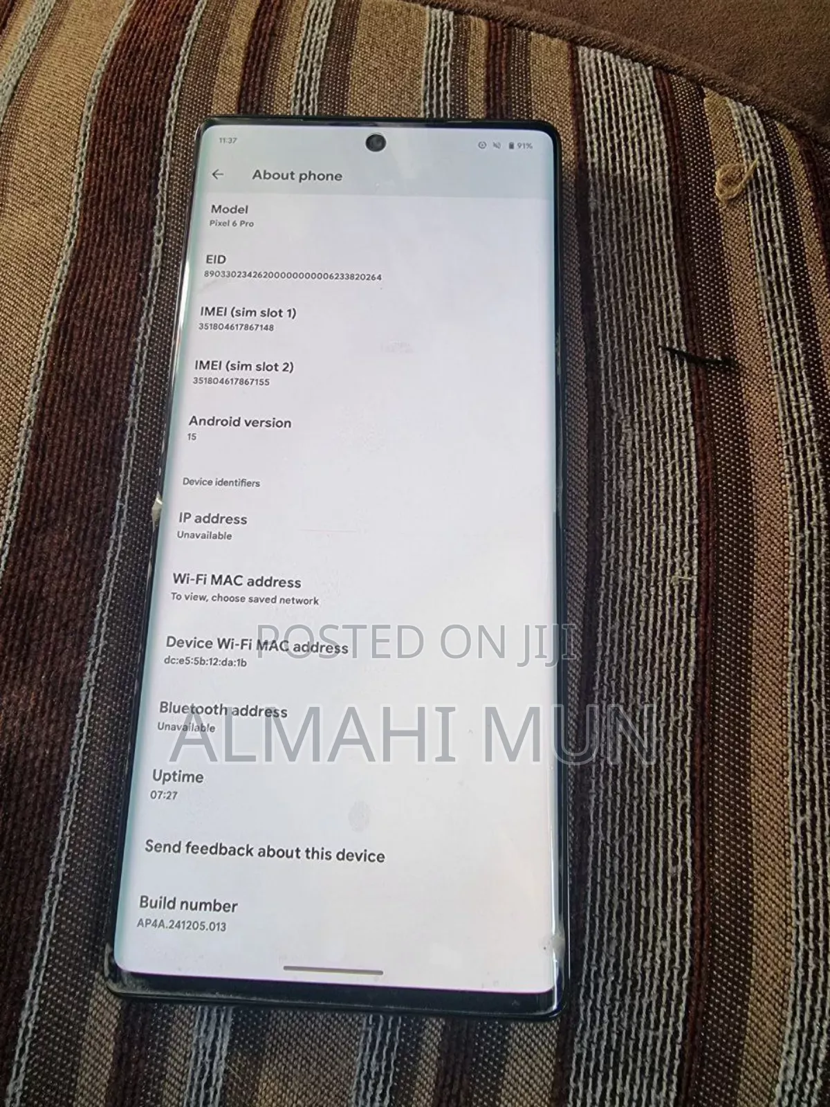 New Google Pixel 6 Pro 256 GB Black