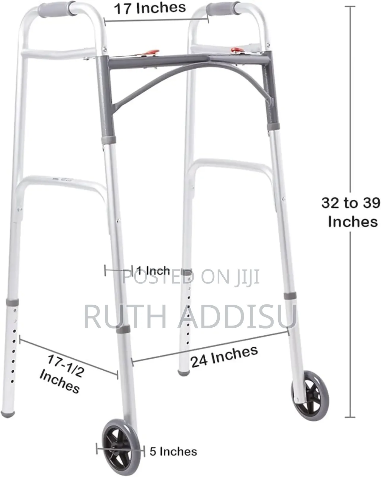 Almunium Standard Walker肺炎foldable Medical Walker腕骨walker Almunium