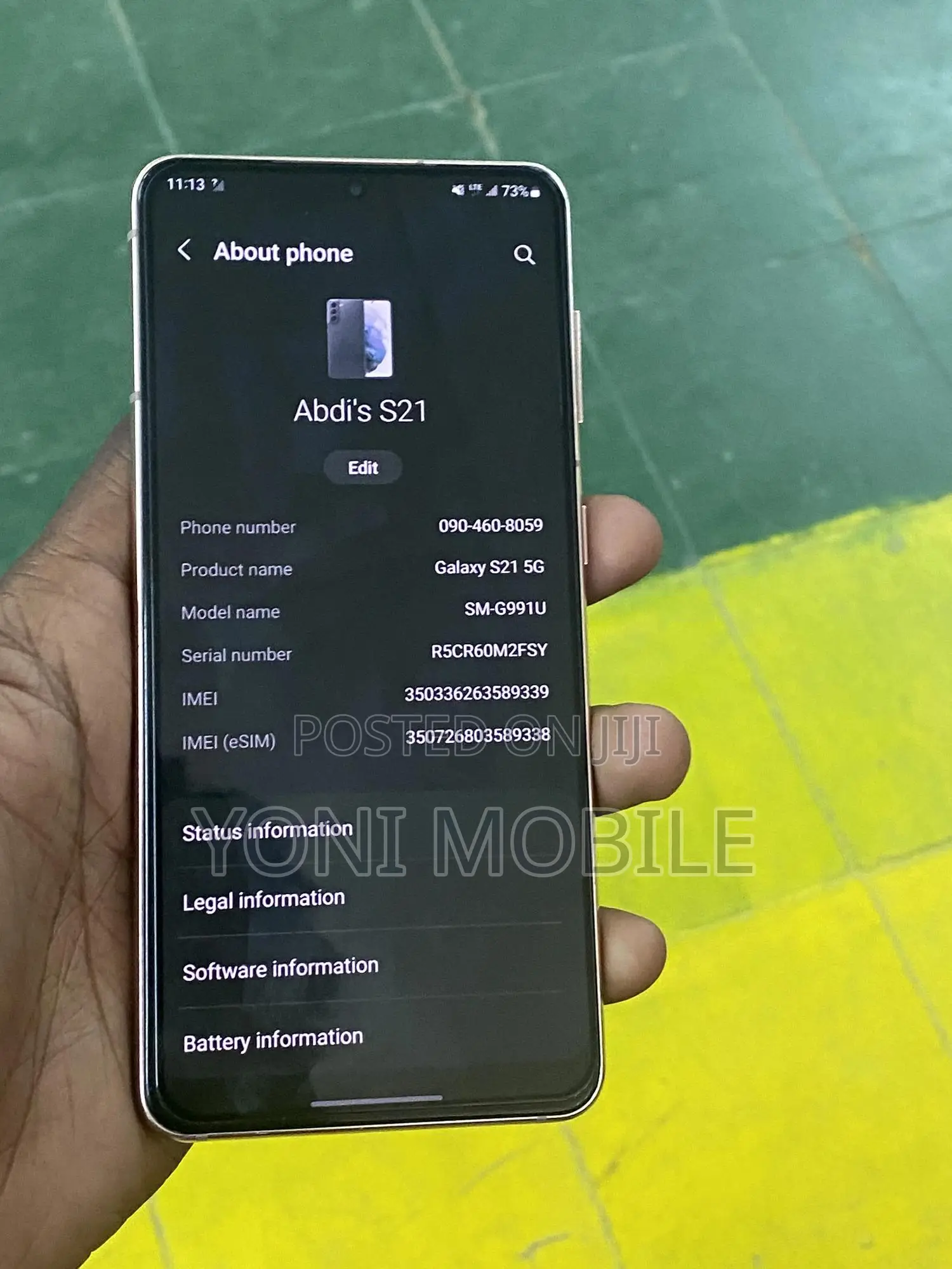 Samsung Galaxy S21 5G 128 GB Purple