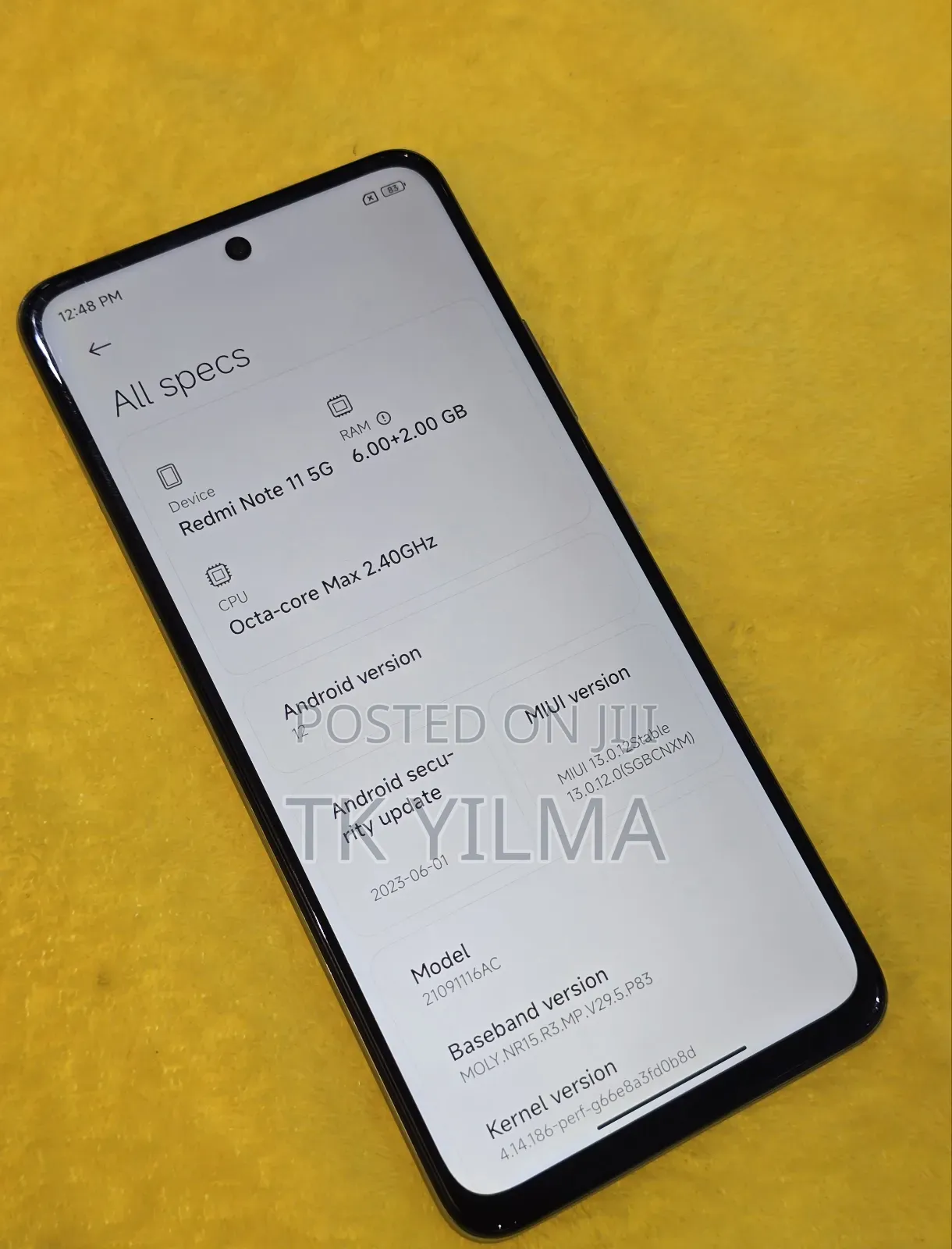 Xiaomi Redmi Note 11T Pro 5G 128 GB Silver