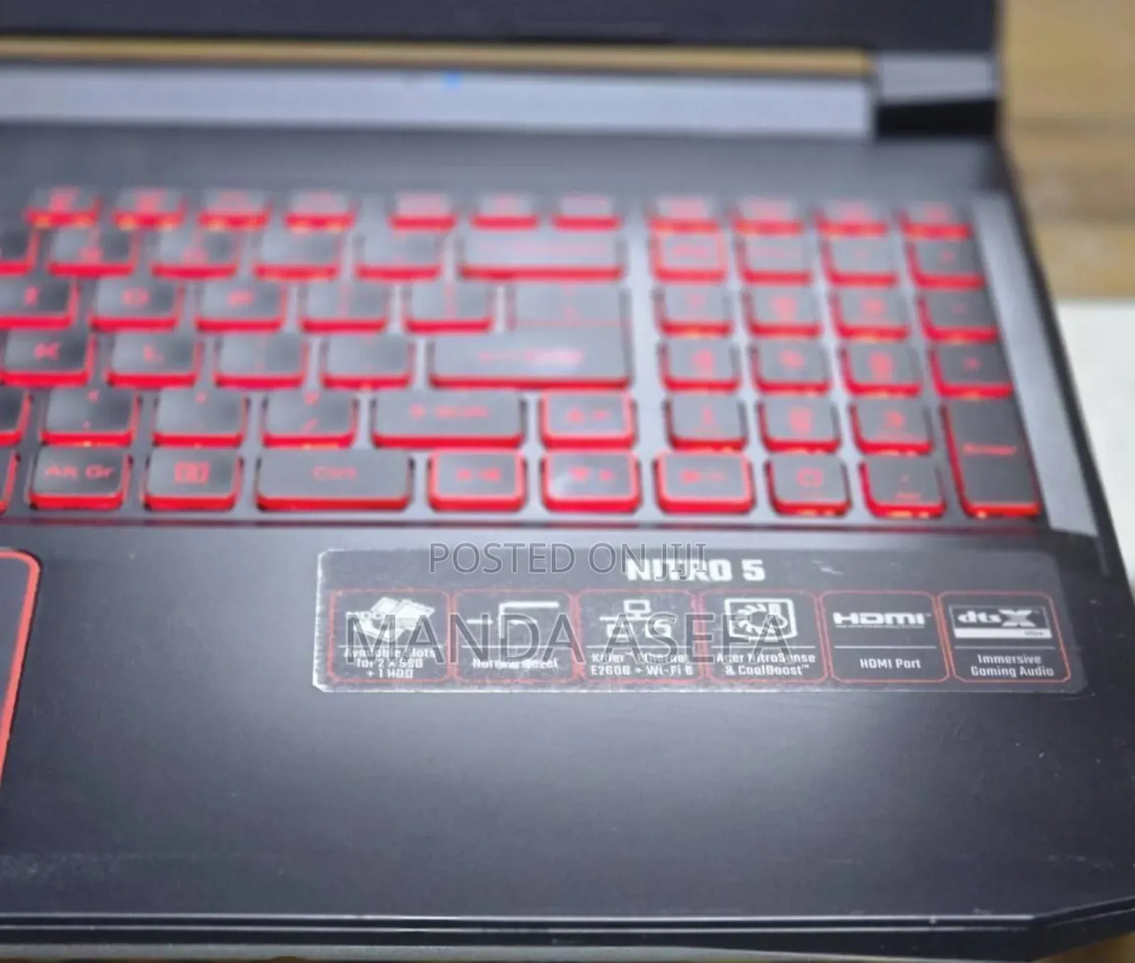 New Laptop Acer Nitro 5 16GB Intel Core I5 SSD 512GB
