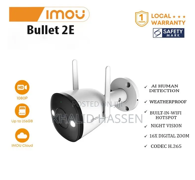 Imou Bullet 2e Outdoor Smart Security Camera