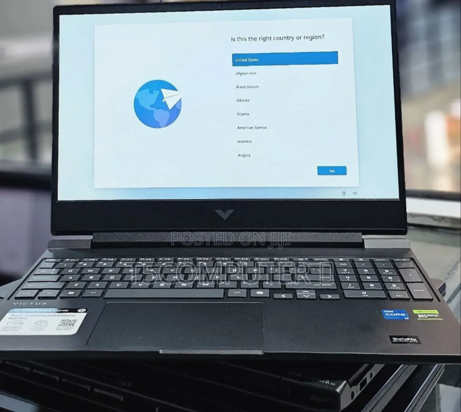 New Laptop HP Victus 15 8GB Intel Core I5 SSD 512GB