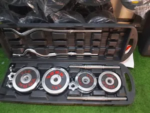 • Multi-Function Weightlifting Set With Plates Bars