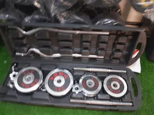 • Multi-Function Weightlifting Set With Plates Bars