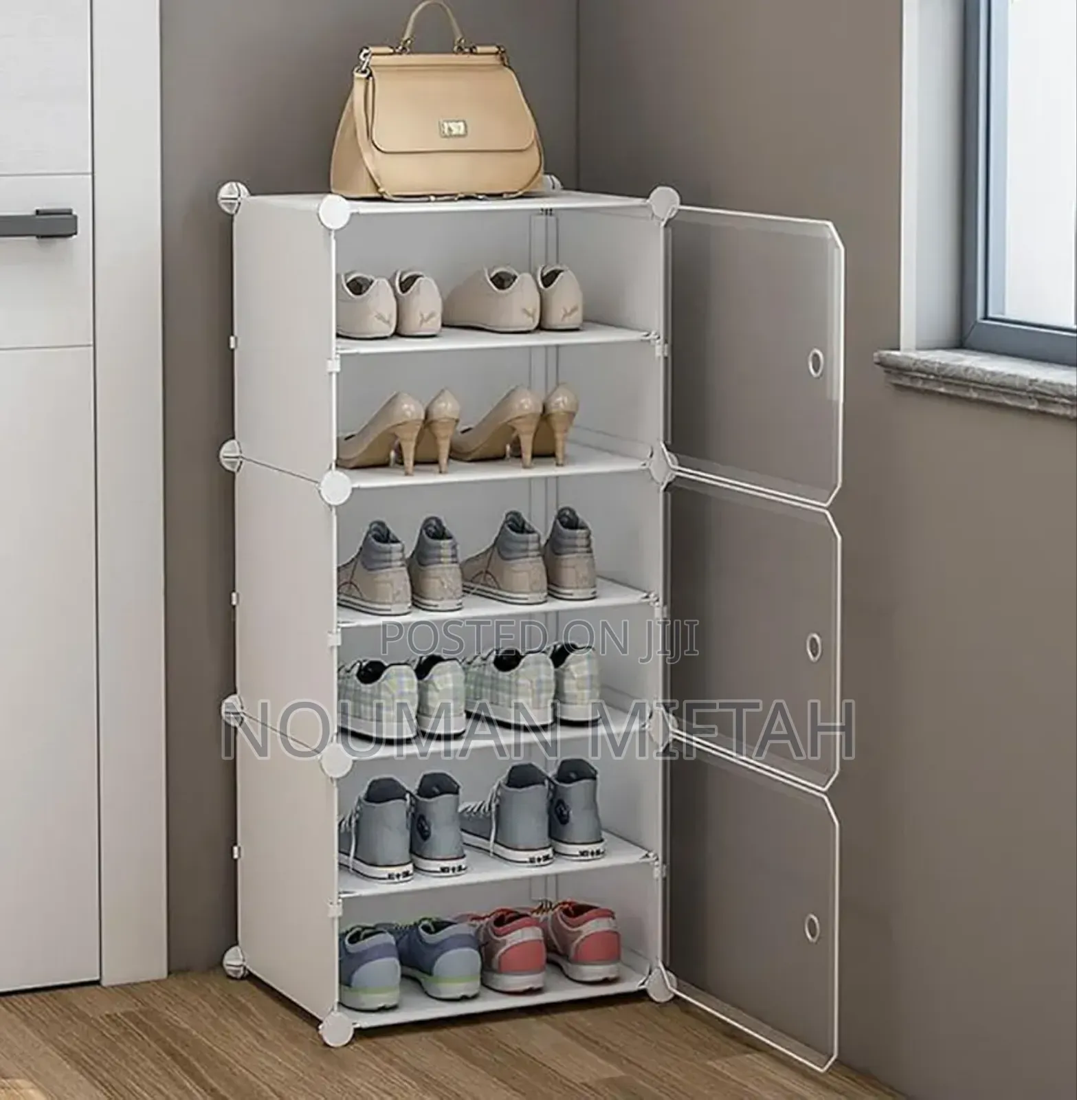 Plastic Cube Shoes Rack