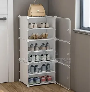 Plastic Cube Shoes Rack