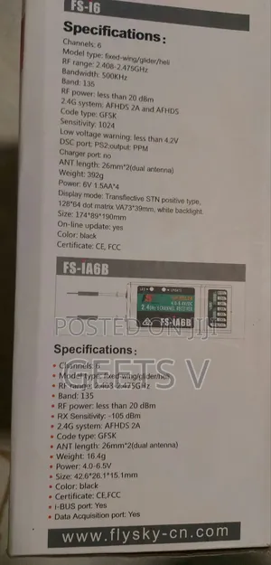Flysky Transmitter.