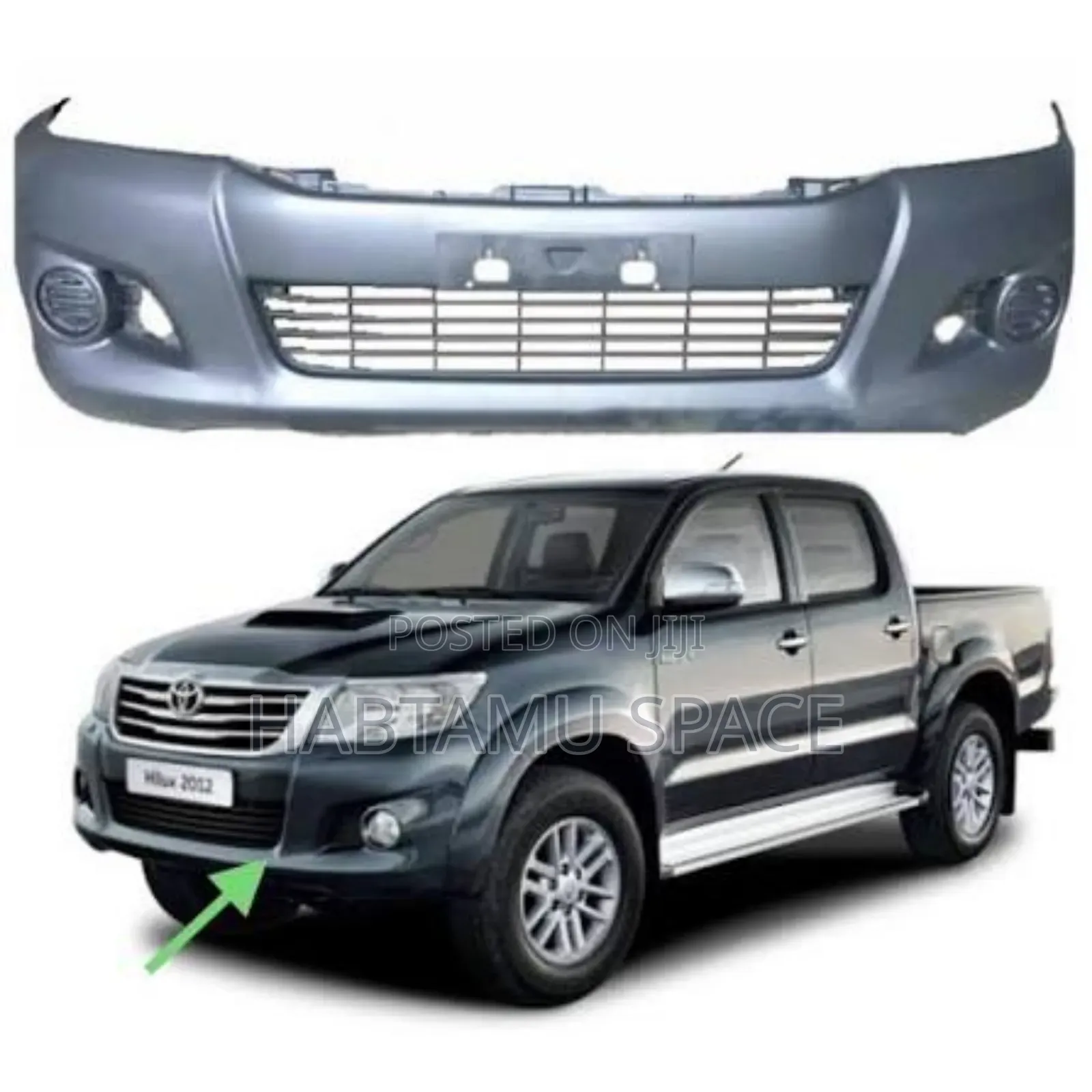 For Toyota Hilux 2012-2014: Front Bumper Replacement