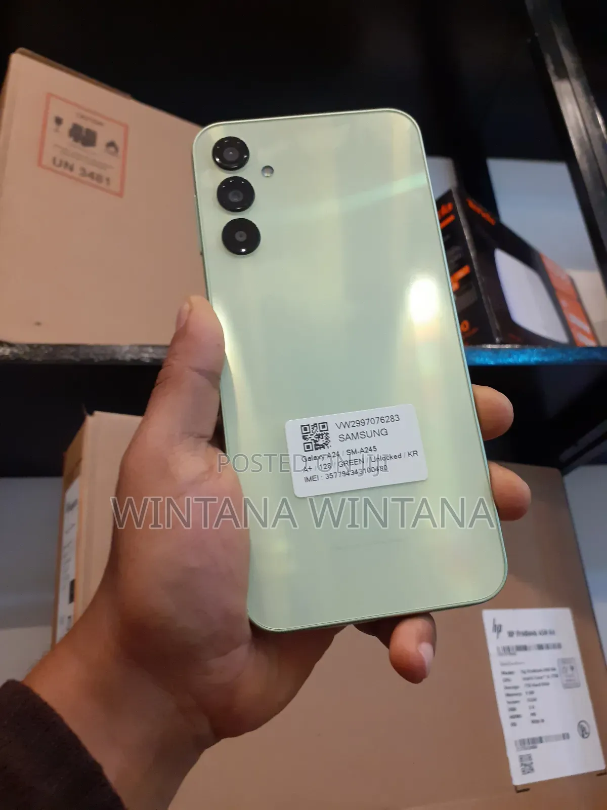 New Samsung Galaxy A24 128 GB Yellow