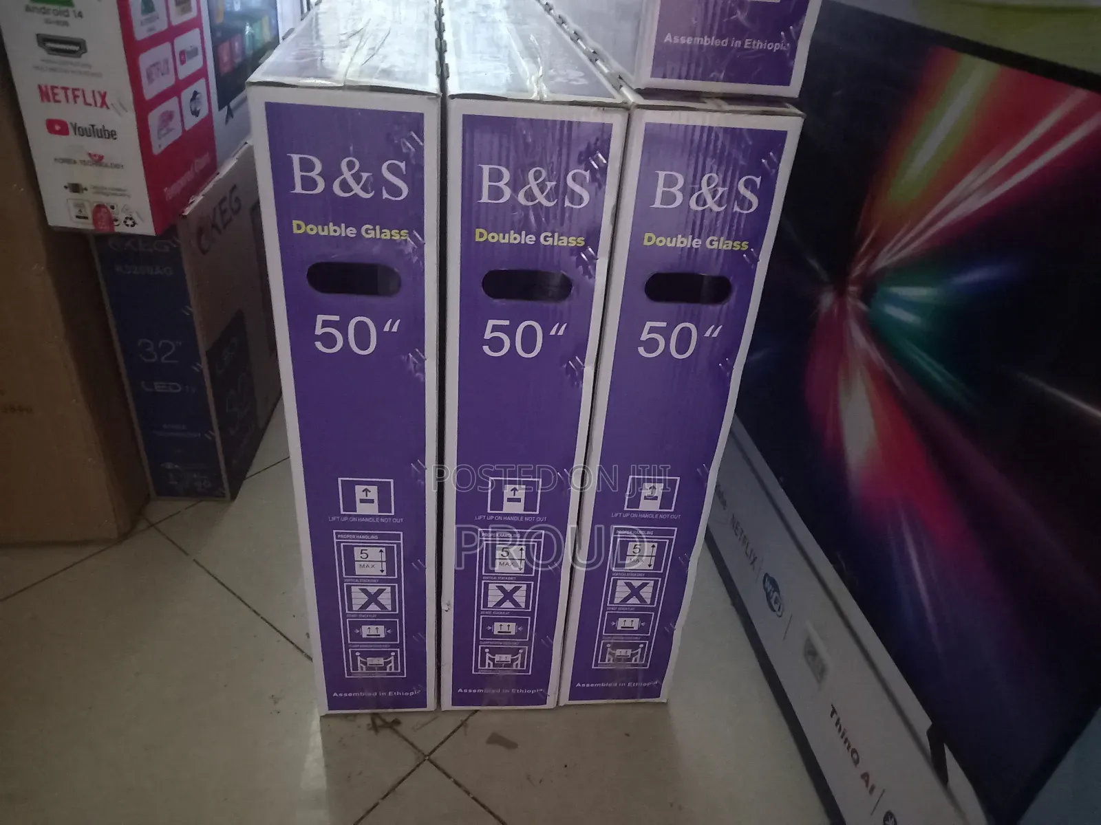 B S 50 Inch Smart Android Tv