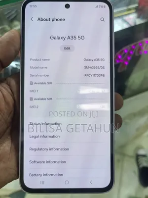 Photo - New Samsung Galaxy A35 128 GB White