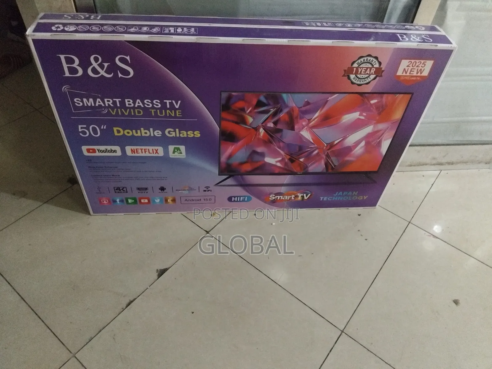 B S 50"Inch Smart Bass Tv