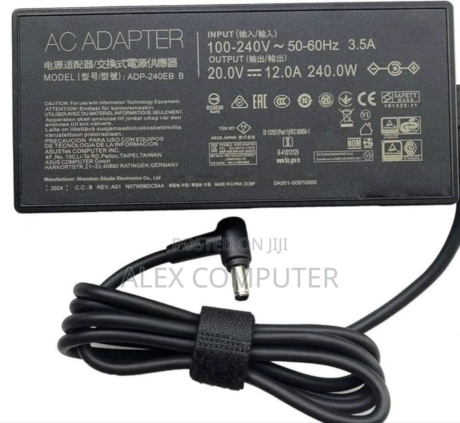 For Asus Gaming Charger Original Charger 240w