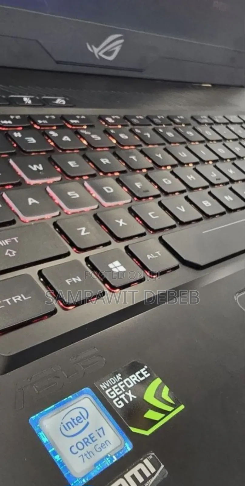 New Laptop Asus ROG Strix G15 16GB Intel Core I7 HDD+SSD 1T