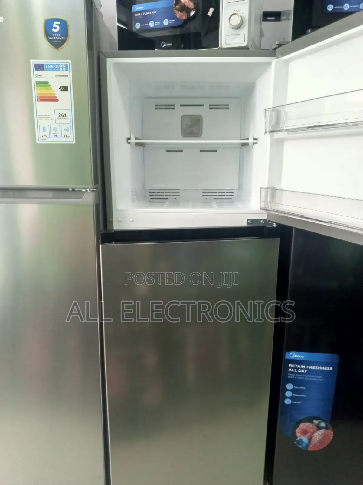 Midea 385 Litre Fan System Fridge
