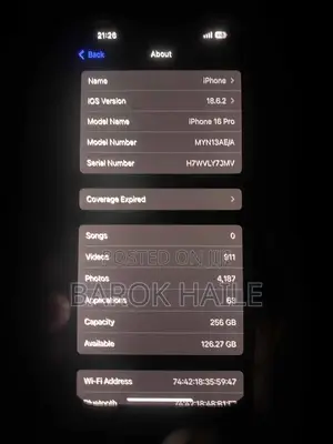 Apple iPhone 16 Pro 256 GB Gray