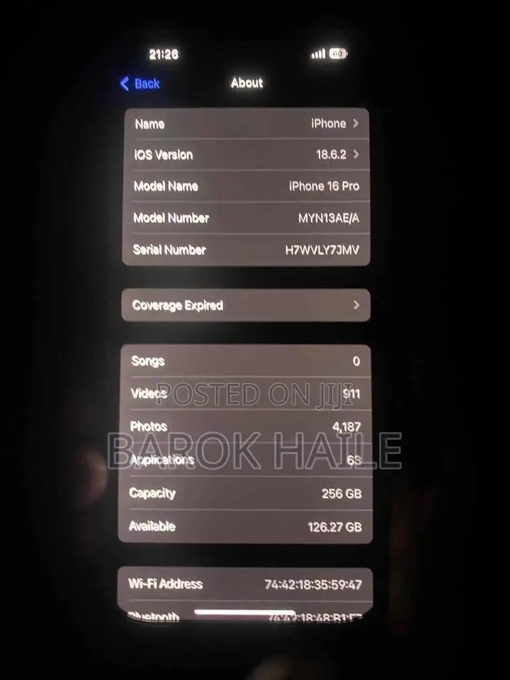 Apple iPhone 16 Pro 256 GB Gray