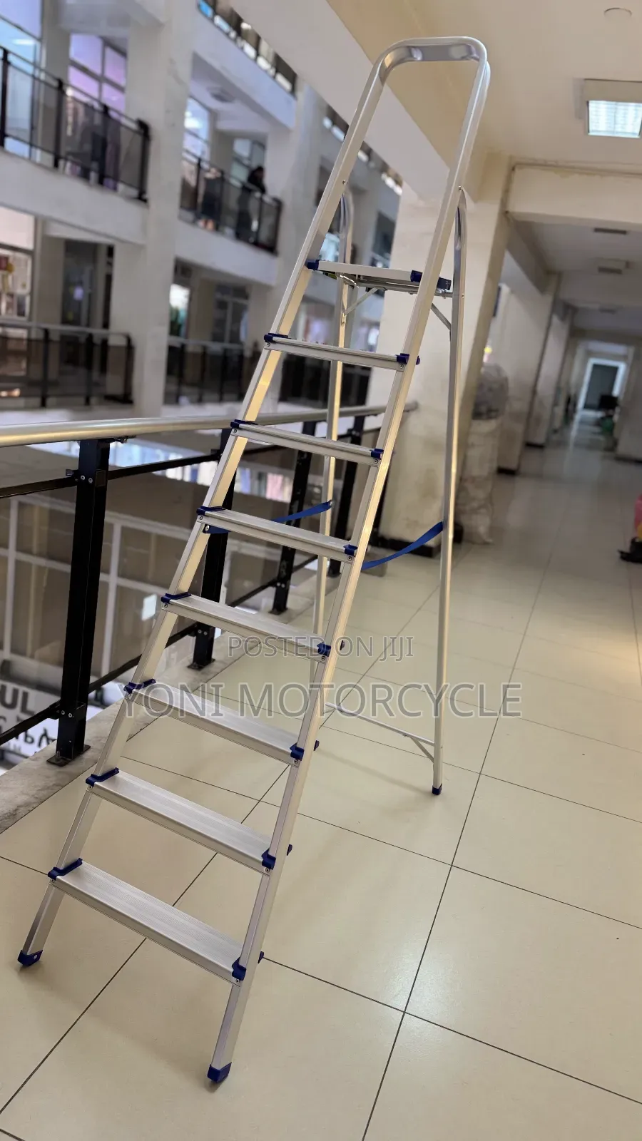 Ladder 8step Aluminum Ladders /መሰላል _Ladder8 Steep0meselal