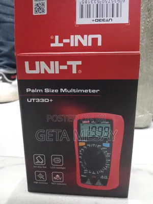 Digital Multimeter Uni-T Ut33d+ Palm Size, Ncv, Backlight, Ac/Dc, Dc