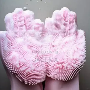 Photo - 2pcs Silicone Dish Washing Glove