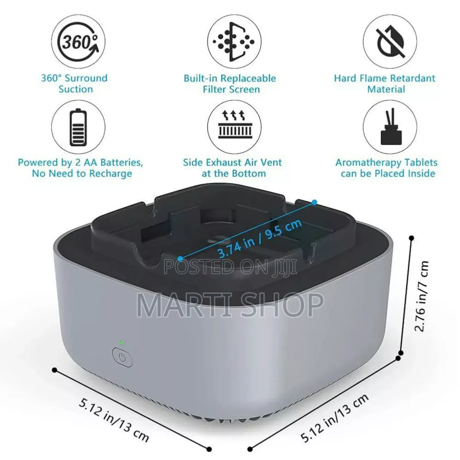 Smokeless Ashtray With Air Purifier