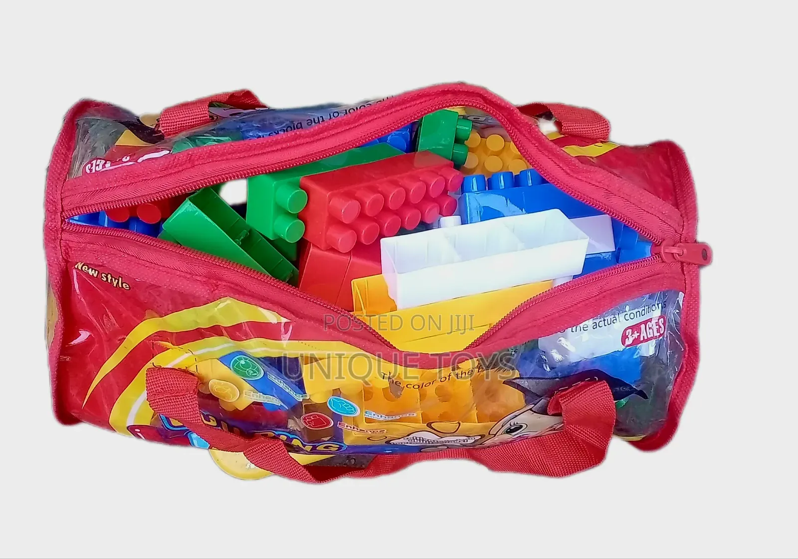 Large Size Building Blocks: 120-Piece Educational Set