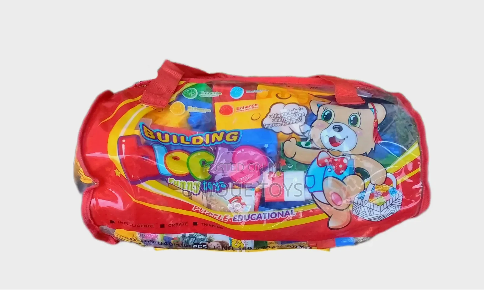 Large Size Building Blocks: 120-Piece Educational Set