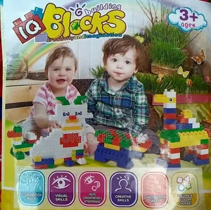 Large Size Building Blocks: 120-Piece Educational Set