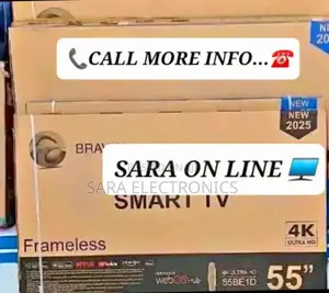 ^^Bravia 55" Uhd Smart Tv Single Screen